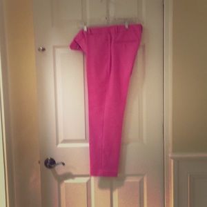 Hot pink crop pant